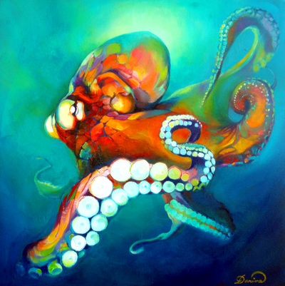 Marine Life Paintings - DARINA DENALI